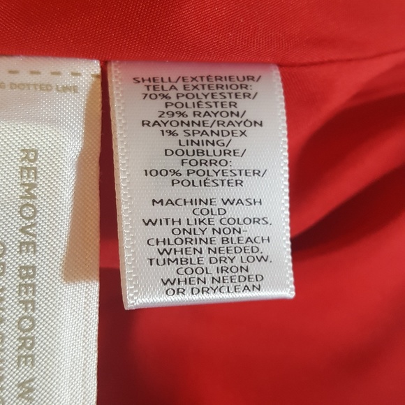 Red Loft A Line Skirt with Pockets - Picture 4 of 5